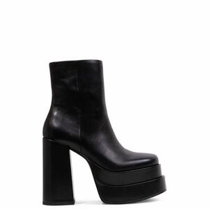 Steve Madden Cobra Black High Platform Boots